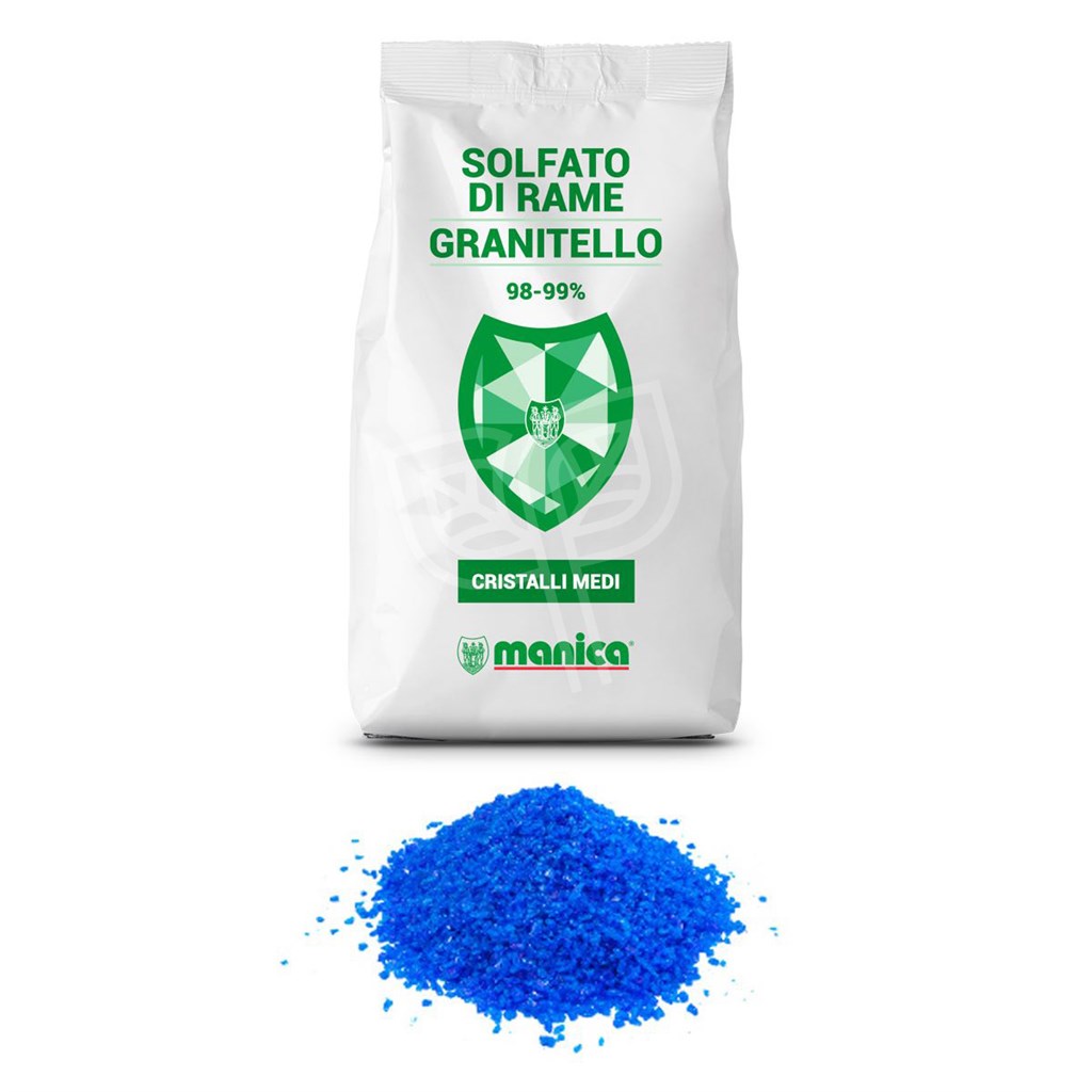 SOLFATO DI RAME GRANITELLO - KG 1 - FERTILIZZANTE - FUNGICIDA MANICA